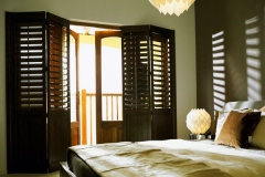 full-length-dark-wood-plantation-shutters