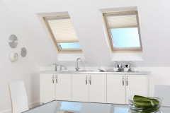 Pleated-maize-velux-blinds