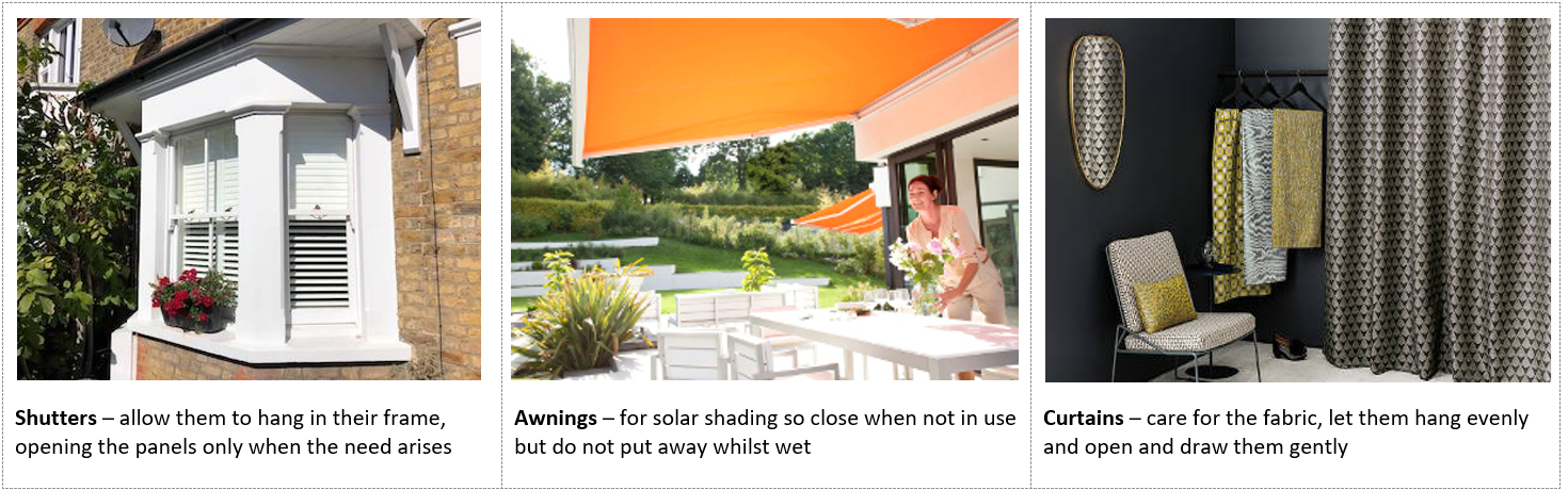 Curtains Shutters and Awnings - Cleaning Care & Maintenance Blog for Blind Technique August 2021