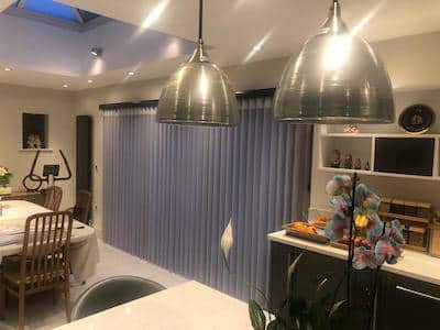 image of custom allusion blinds in kitchen