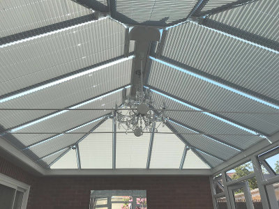 image of conservatory roof blinds, custom made