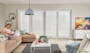 Neutral Colour living room with Allusion Blind