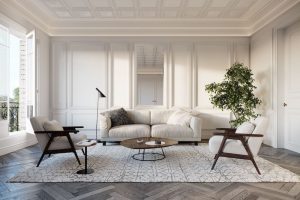 Traditional Living Room Panelling 