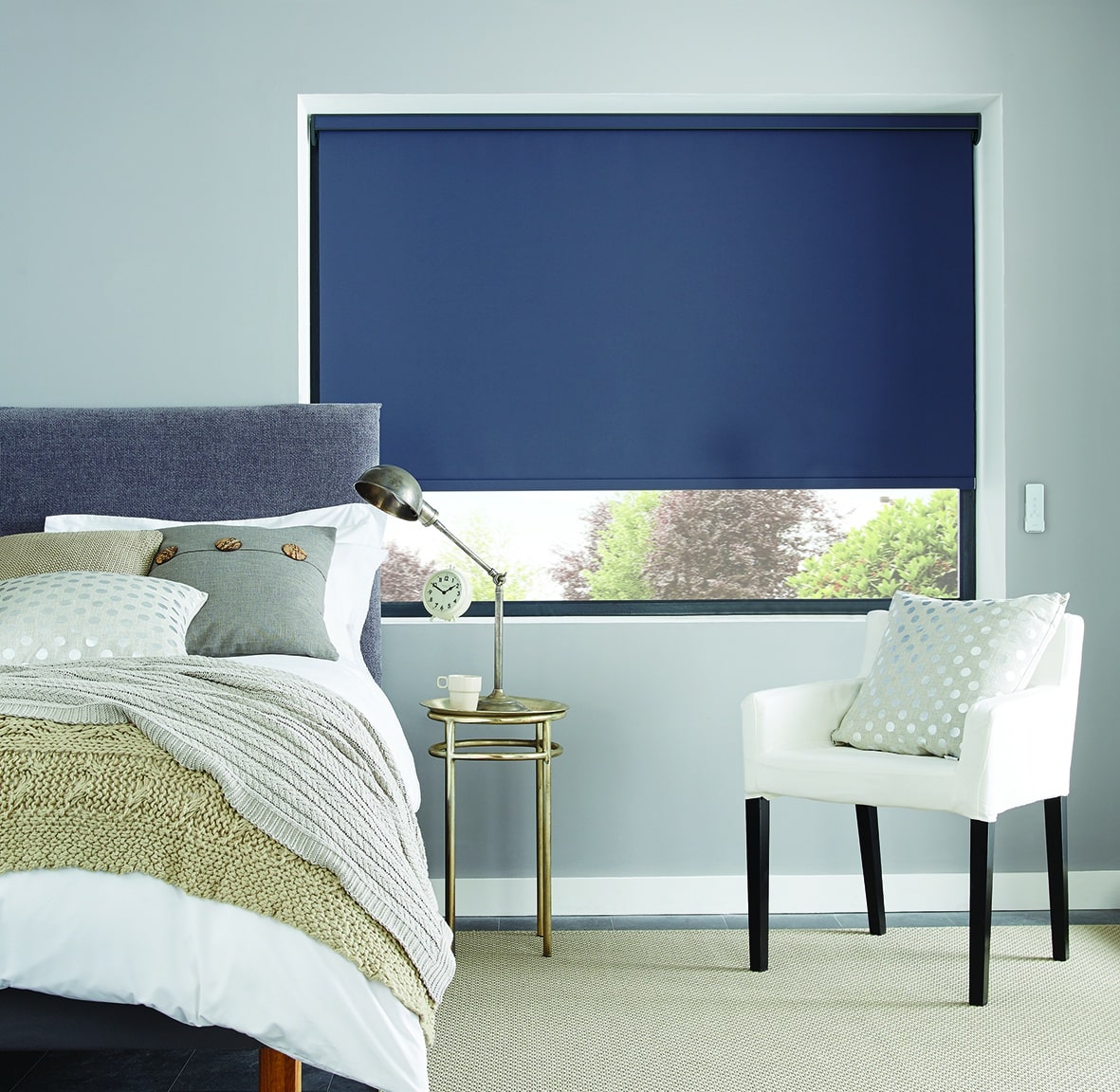 Electrically operated Bedroom electric Blinds